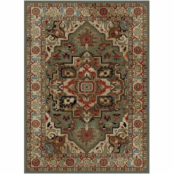 Sleep Ez 7 ft. 10 in. x 9 ft. 10 in. Charisma Rectangle Area Rug - Sage SL3627146